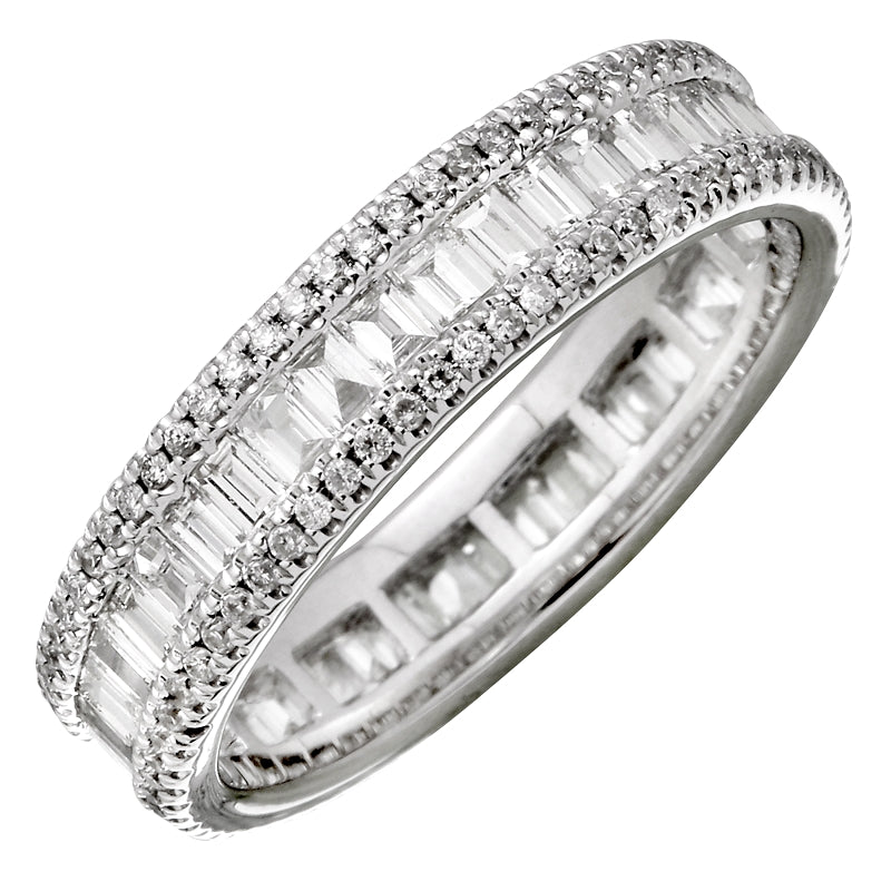 18K White Gold Diamond Eternity Ring