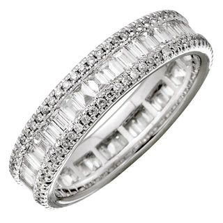 18K White Gold Diamond Eternity Ring