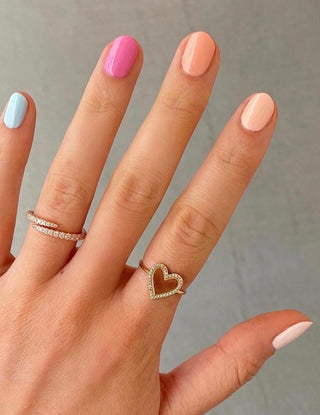 Olive and June Heart Ring